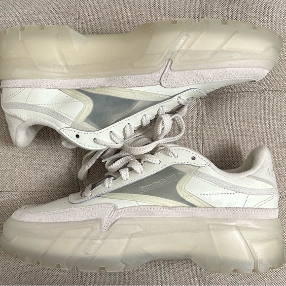 Reebok Shoes - Reebok Club C x Cardi B Womens Sneakers Chalk 2020 H01012 Sz 8 (Great Condition)